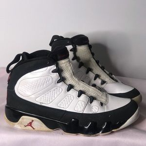 White Black and Red Air Jordan 9 Retro